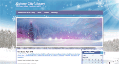 Desktop Screenshot of colonycity.mykansaslibrary.org