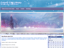 Tablet Screenshot of colonycity.mykansaslibrary.org