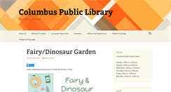 Desktop Screenshot of columbus.mykansaslibrary.org