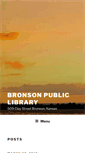 Mobile Screenshot of bronson.mykansaslibrary.org