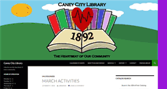 Desktop Screenshot of caney.mykansaslibrary.org