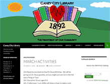 Tablet Screenshot of caney.mykansaslibrary.org