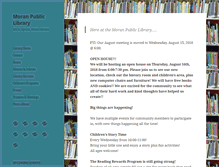 Tablet Screenshot of moran.mykansaslibrary.org